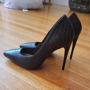 Croc Embossed Stiletto